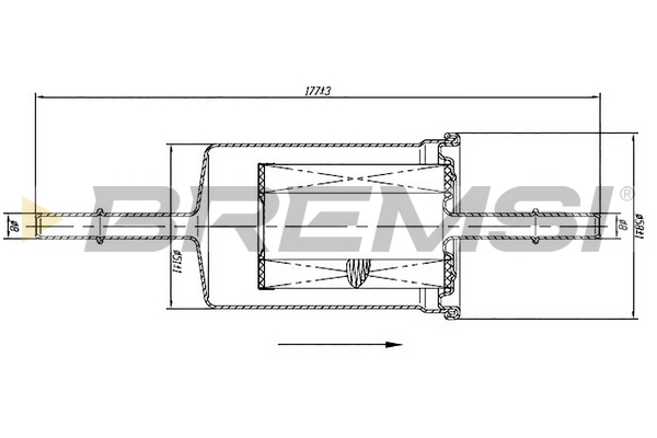 Fuel filter - FE1513 BREMSI