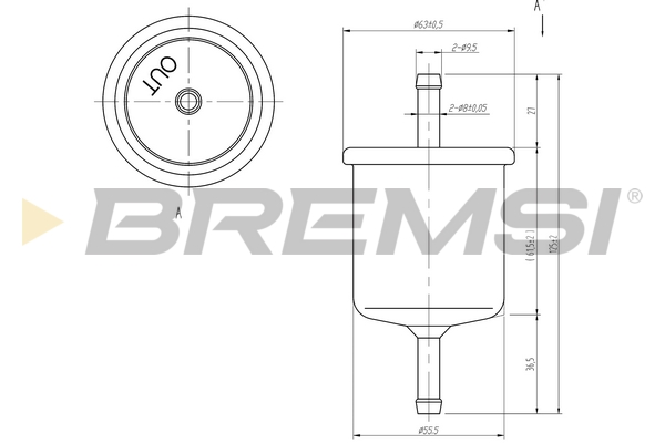 Filtro carburante - FE1514 BREMSI