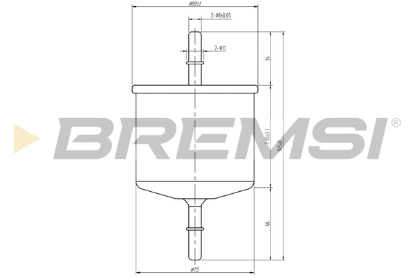 Fuel filter - FE1887 BREMSI