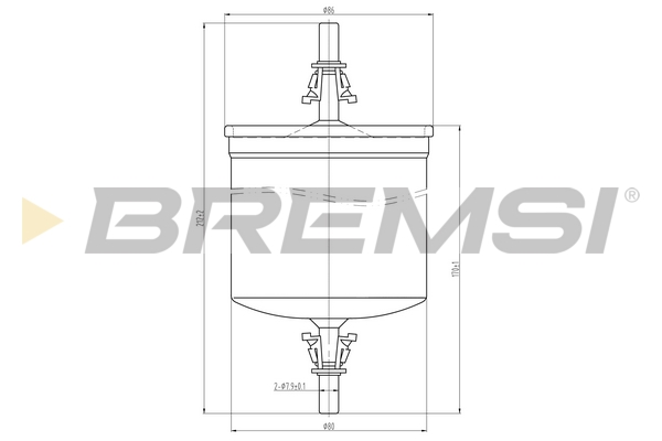 Filtro carburante - FE1891 BREMSI