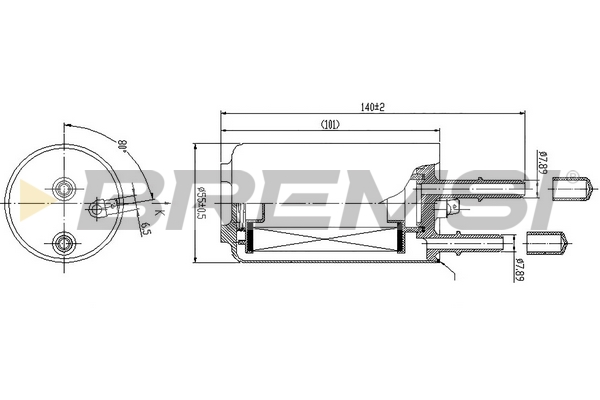 Fuel filter - FE2335 BREMSI