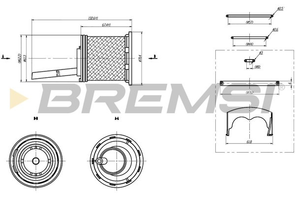 Топливный фильтр - FE2439 BREMSI