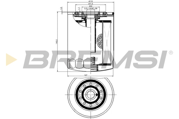 Oil Filter - FL0029 BREMSI