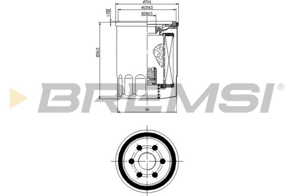 Oil Filter - FL0144 BREMSI