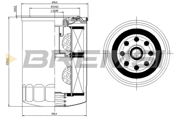 Oil Filter - FL1420 BREMSI