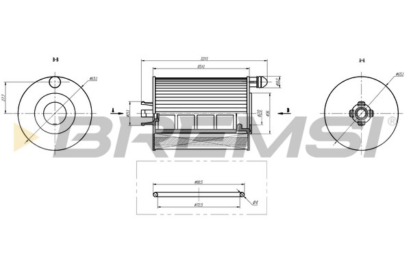 Oil Filter - FL2352 BREMSI