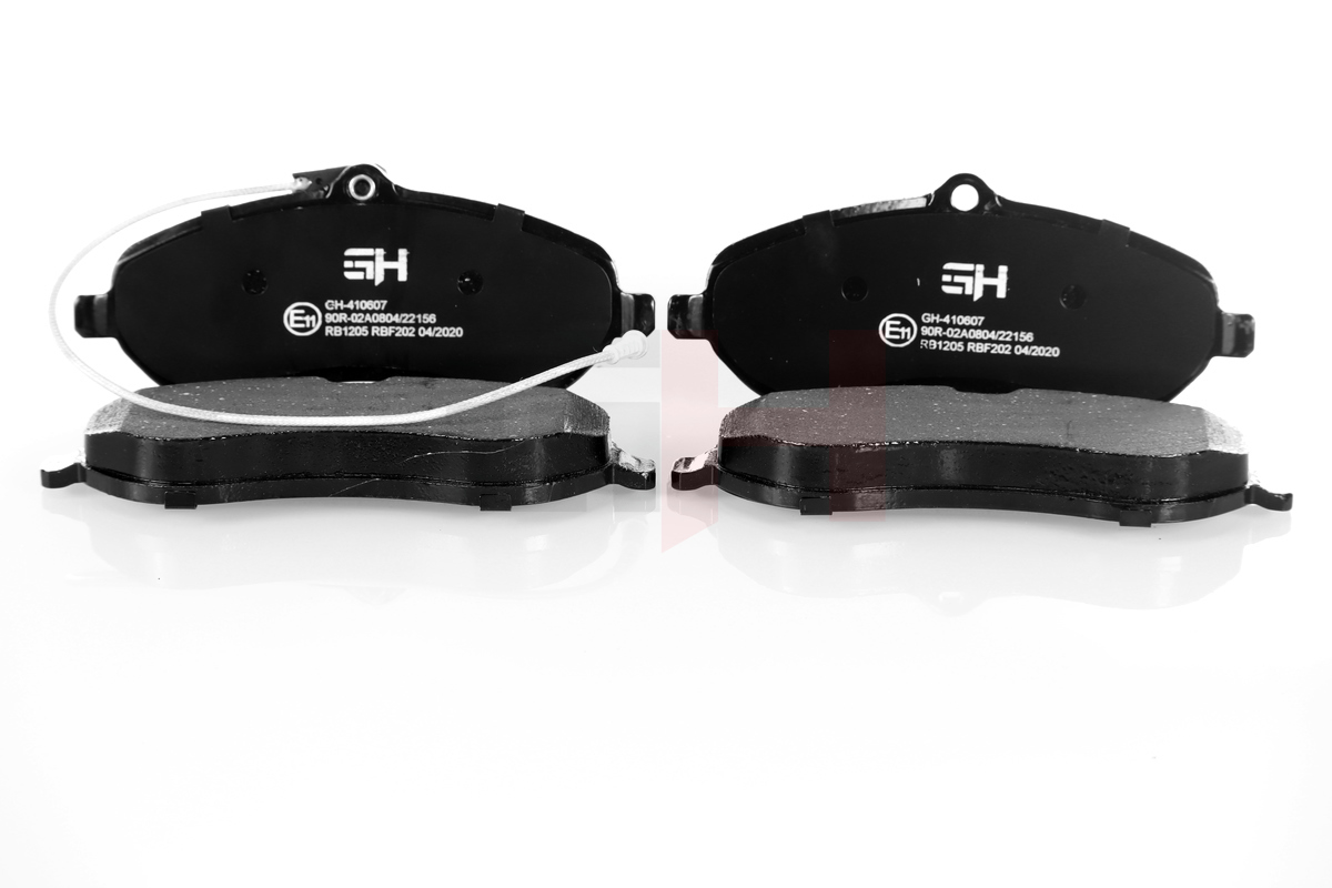 Комплект тормозных колодок, дисковый тормоз - GH-410607 GH