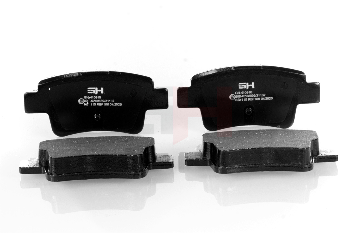 Комплект тормозных колодок, дисковый тормоз - GH-410910 GH