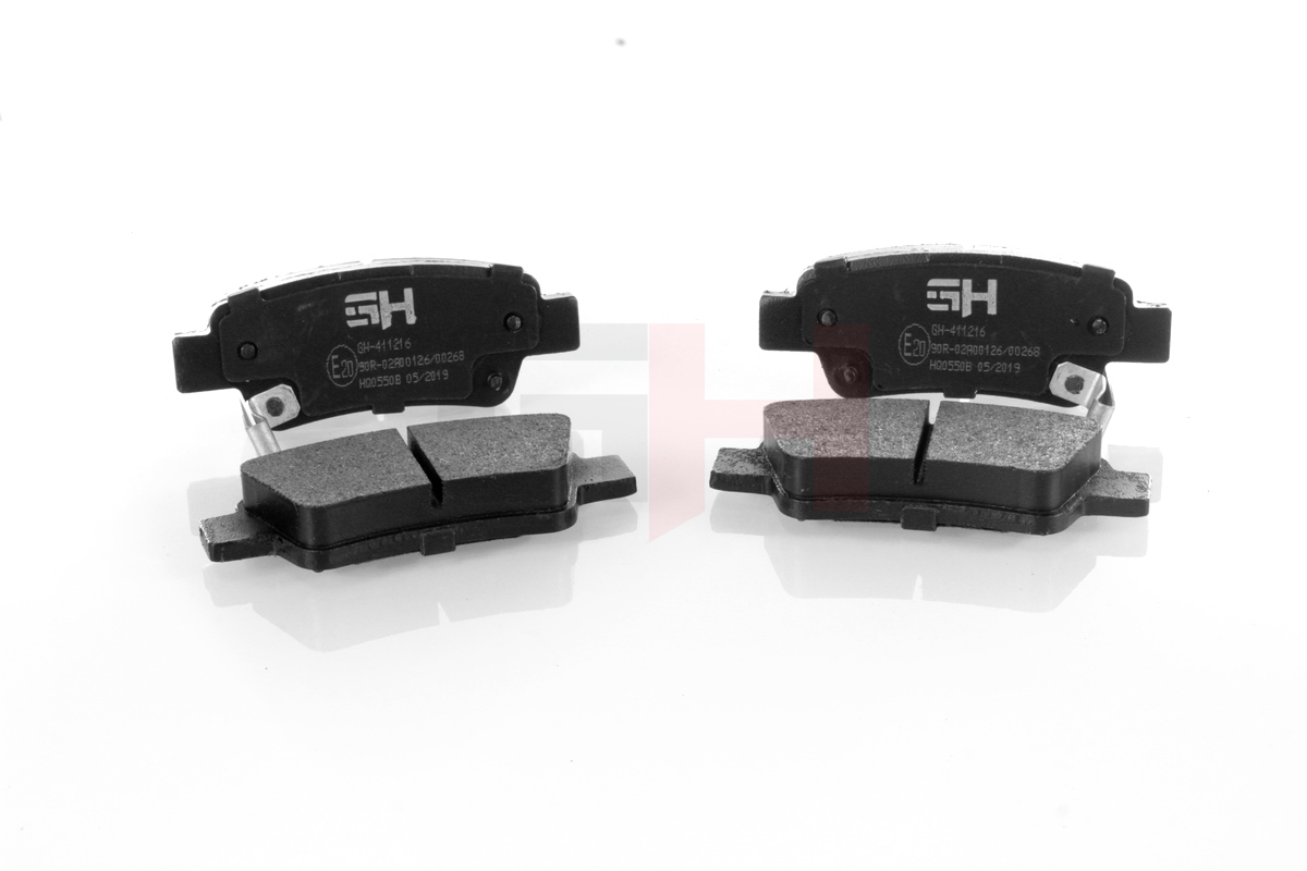 Kit pastiglie freno, Freno a disco - GH-411216 GH
