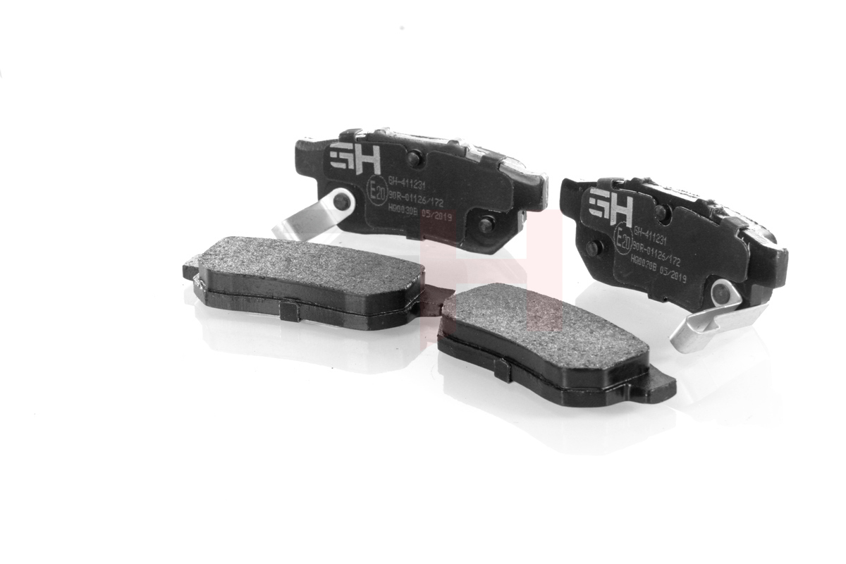 Комплект тормозных колодок, дисковый тормоз - GH-411231 GH
