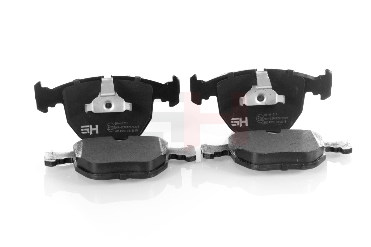 Kit pastiglie freno, Freno a disco - GH-411517 GH