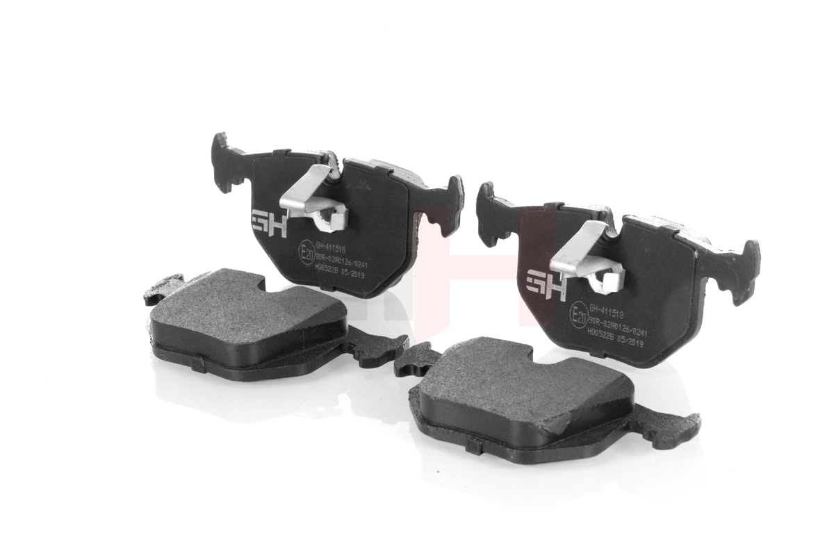 Комплект тормозных колодок, дисковый тормоз - GH-411518 GH