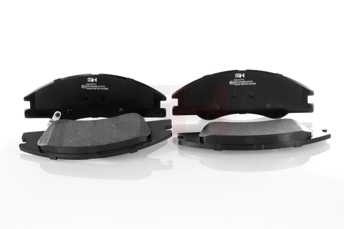 Kit pastiglie freno, Freno a disco - GH-411711 GH