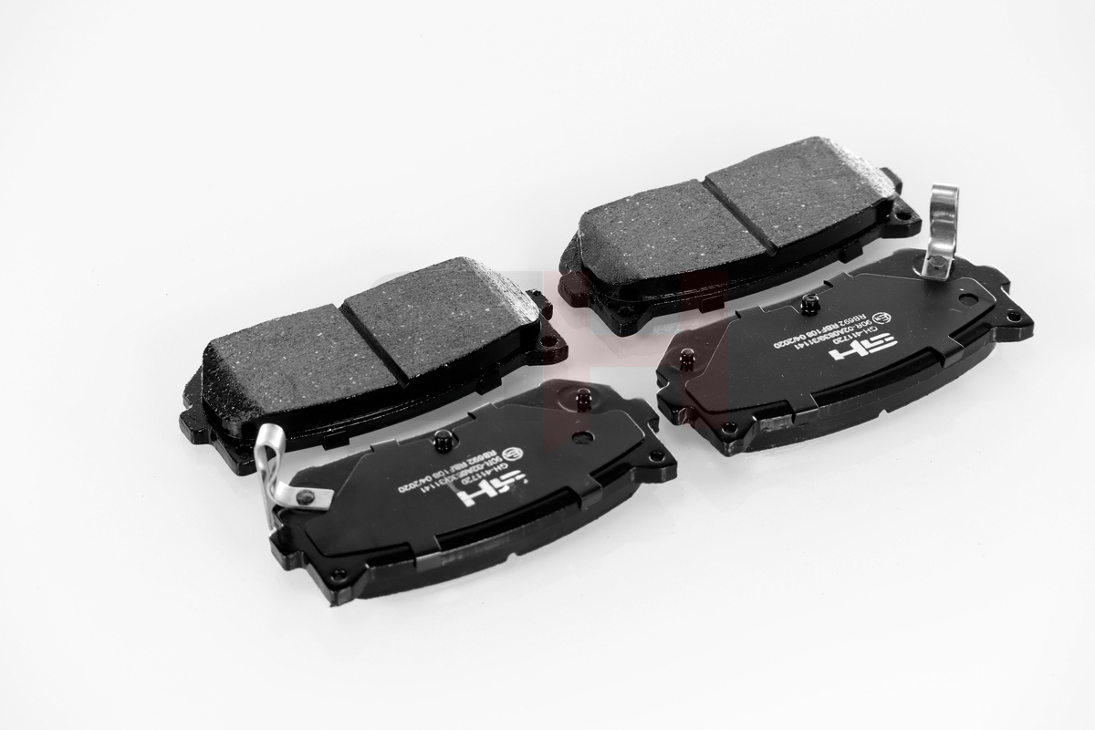 Комплект тормозных колодок, дисковый тормоз - GH-411720 GH