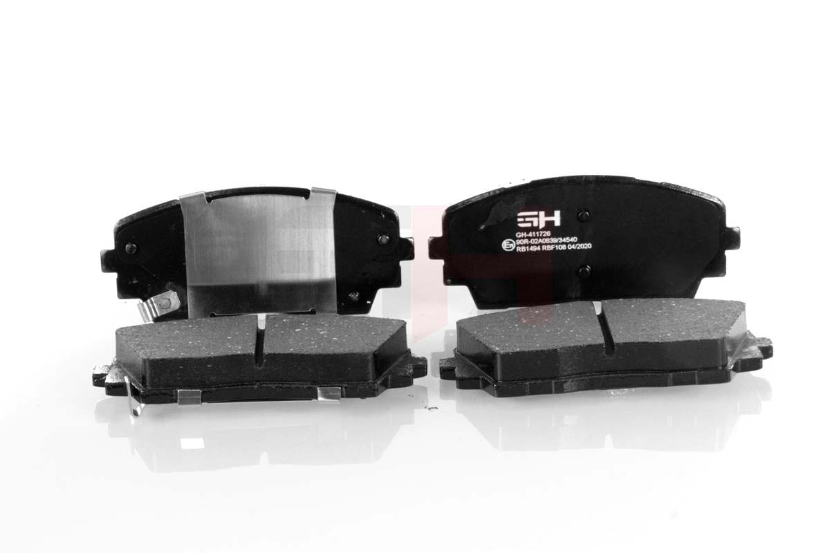 Kit pastiglie freno, Freno a disco - GH-411726 GH