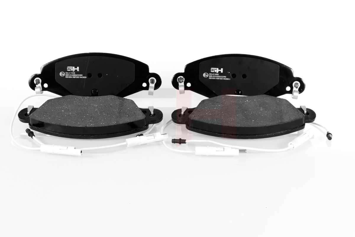 Kit pastiglie freno, Freno a disco - GH-411945 GH