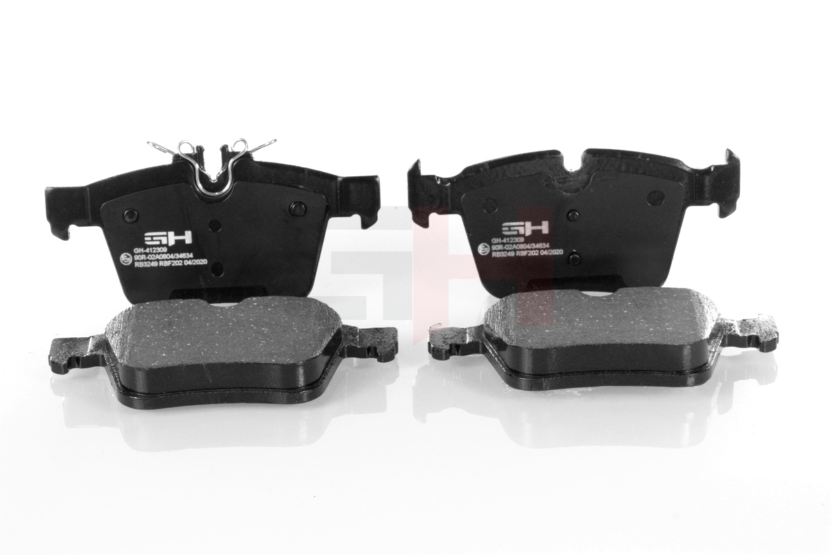 Kit pastiglie freno, Freno a disco - GH-412309 GH