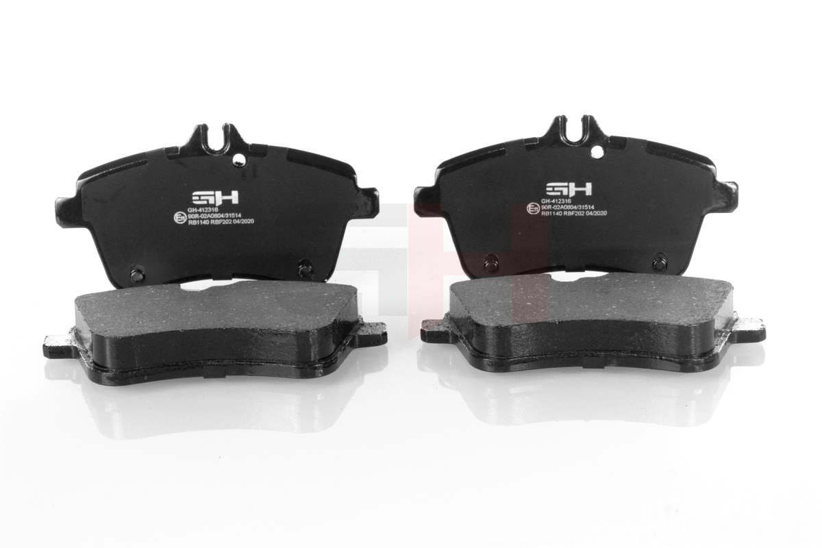 Kit pastiglie freno, Freno a disco - GH-412316 GH