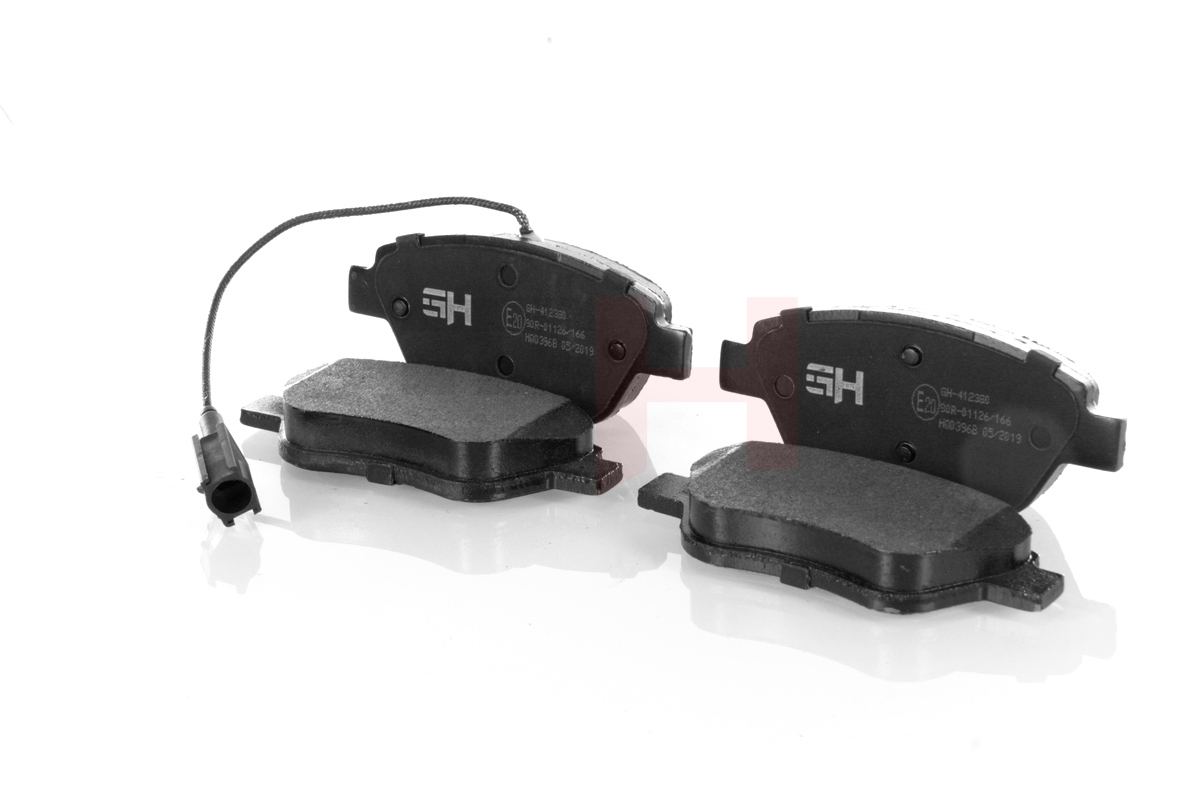 Комплект тормозных колодок, дисковый тормоз - GH-412380 GH