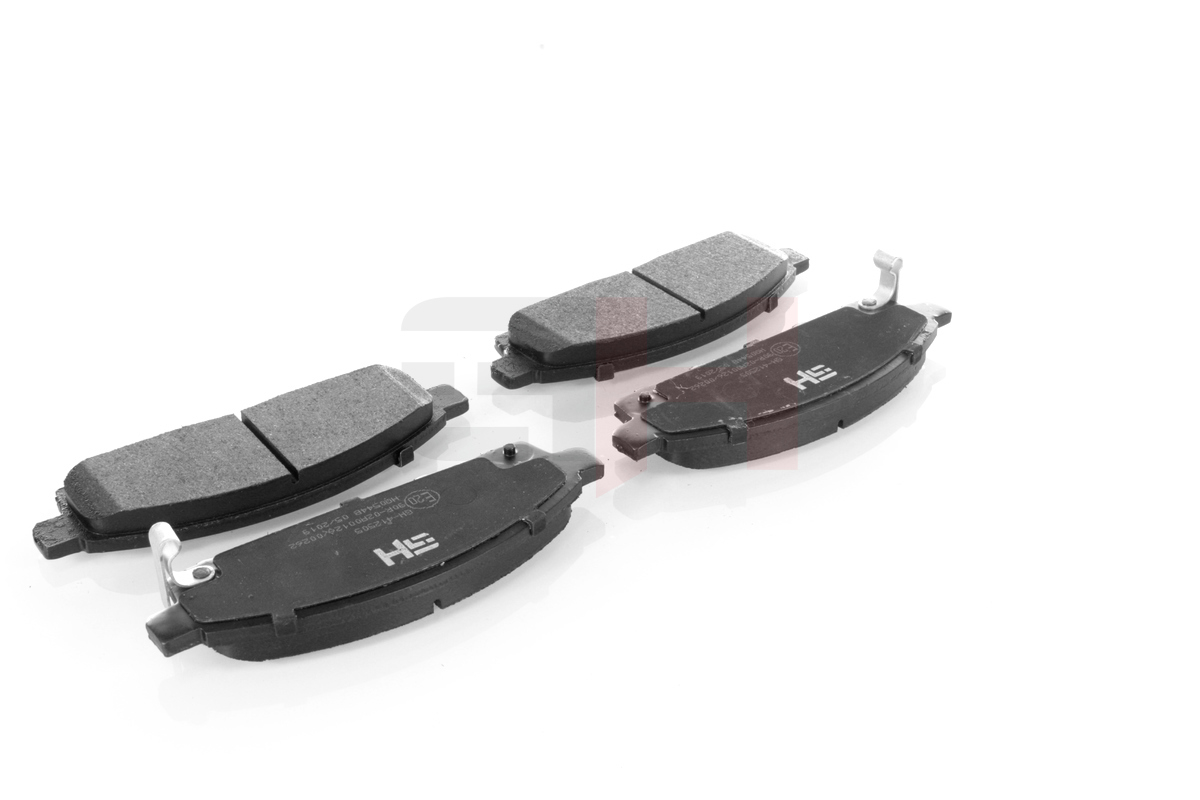 Комплект тормозных колодок, дисковый тормоз - GH-412505 GH