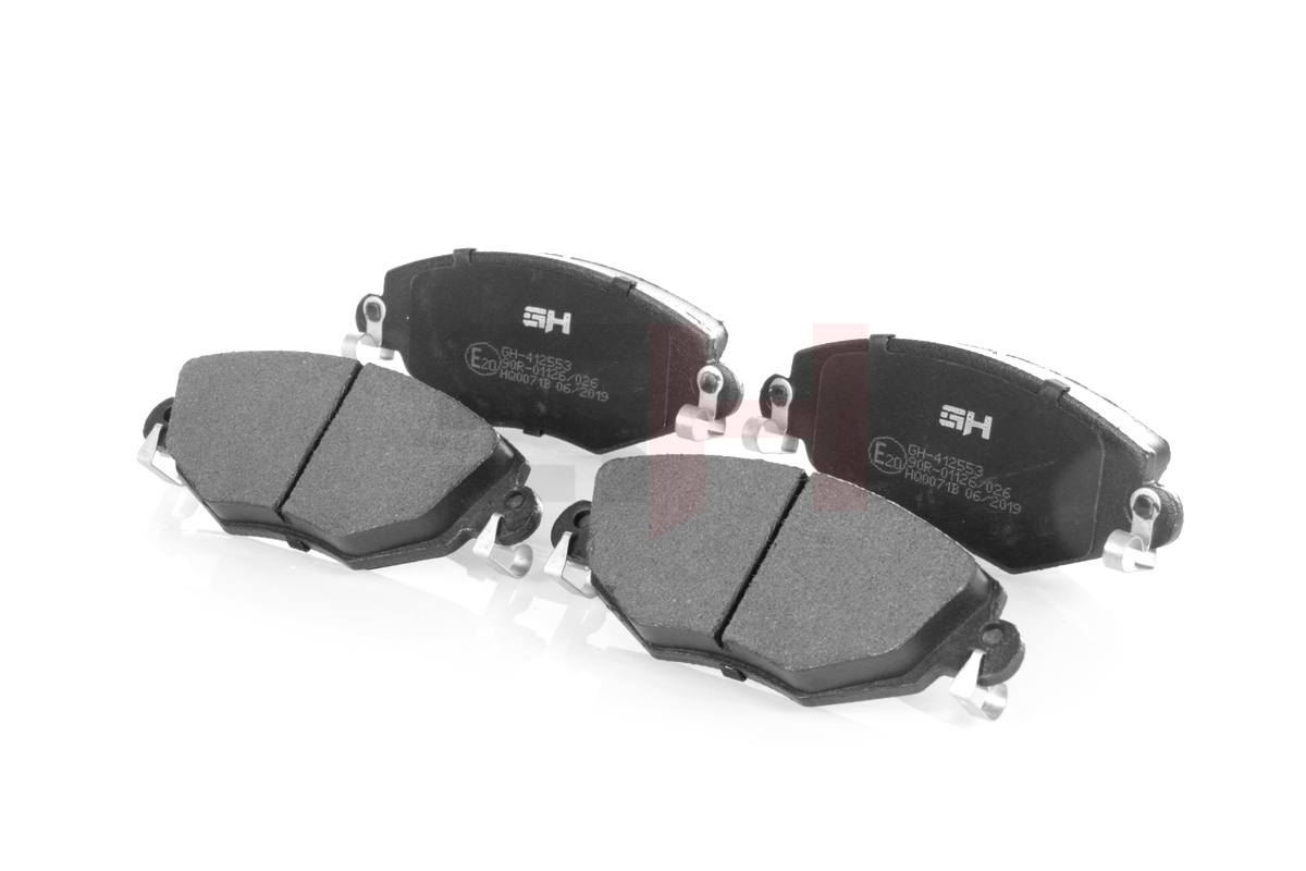 Комплект тормозных колодок, дисковый тормоз - GH-412553 GH