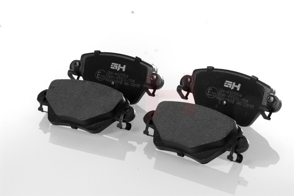 Комплект тормозных колодок, дисковый тормоз - GH-412554 GH
