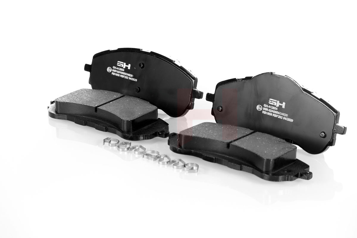 Комплект тормозных колодок, дисковый тормоз - GH-412804 GH