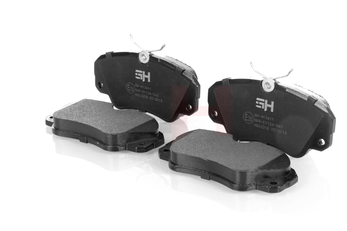 Комплект тормозных колодок, дисковый тормоз - GH-413611 GH