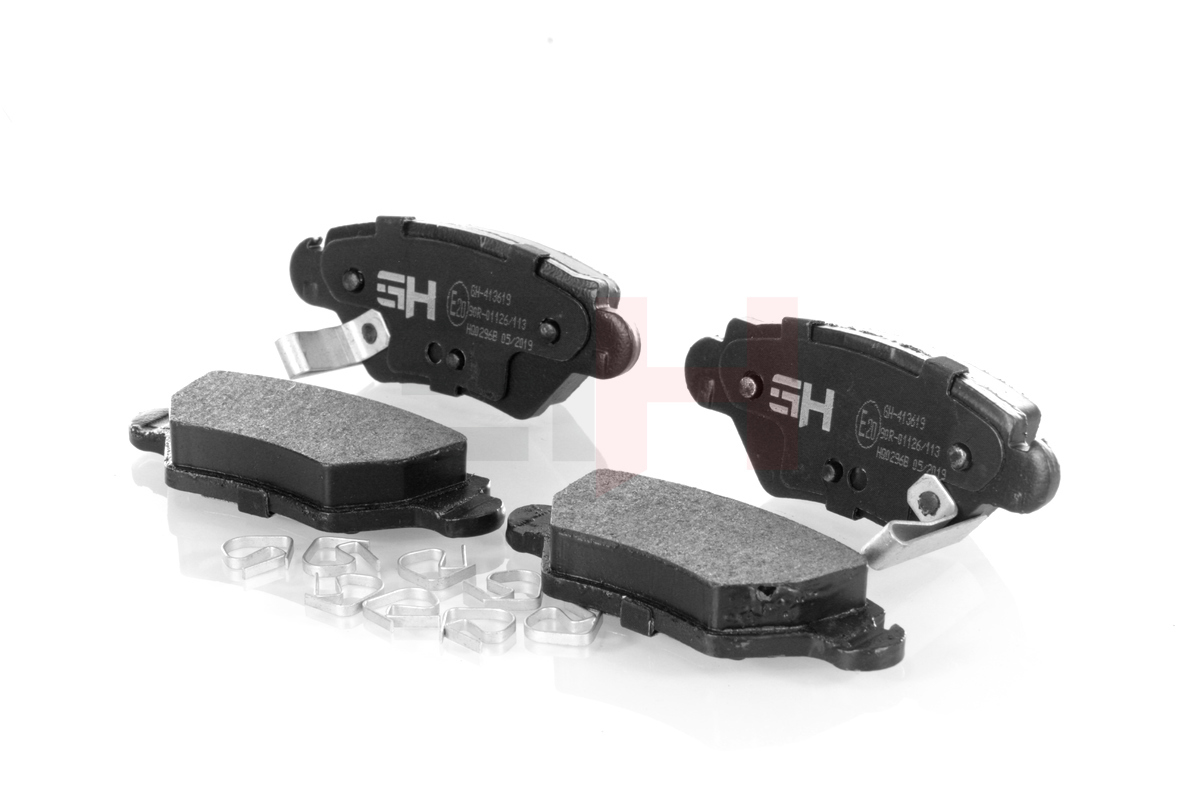 Комплект тормозных колодок, дисковый тормоз - GH-413619 GH