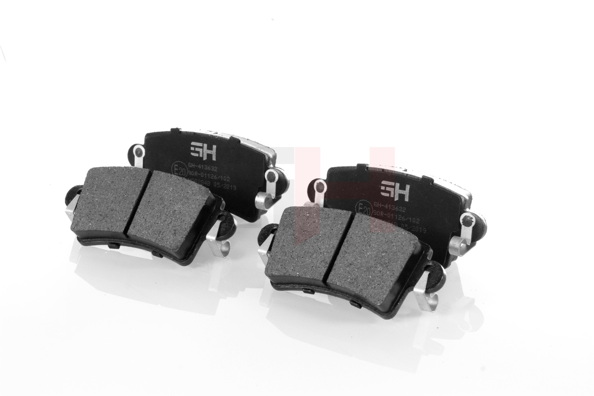 Комплект тормозных колодок, дисковый тормоз - GH-413632 GH
