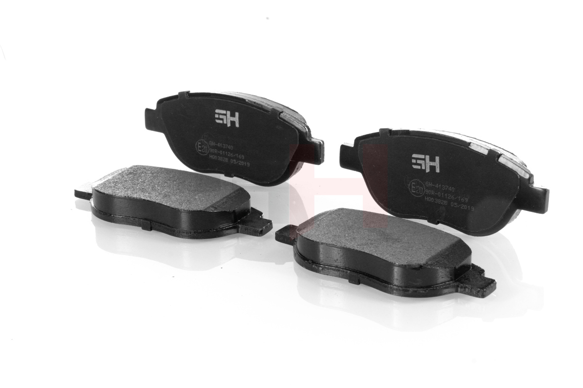 Комплект тормозных колодок, дисковый тормоз - GH-413740 GH