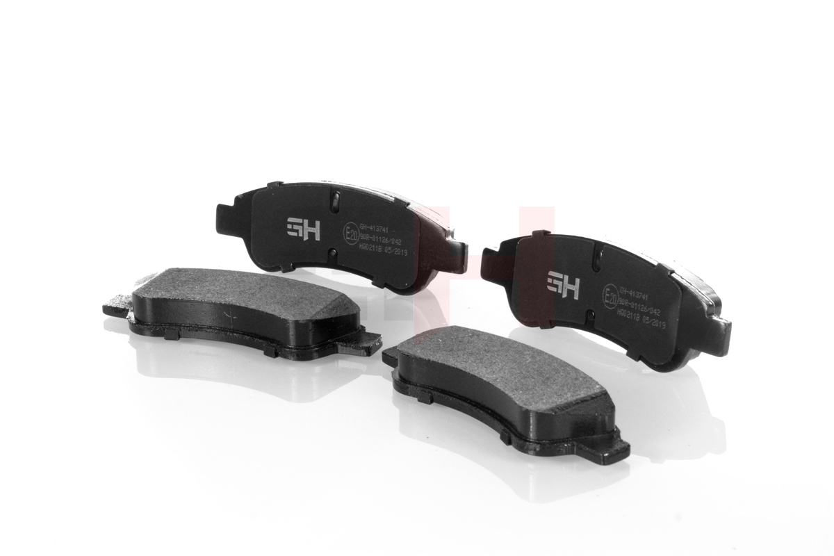 Комплект тормозных колодок, дисковый тормоз - GH-413741 GH