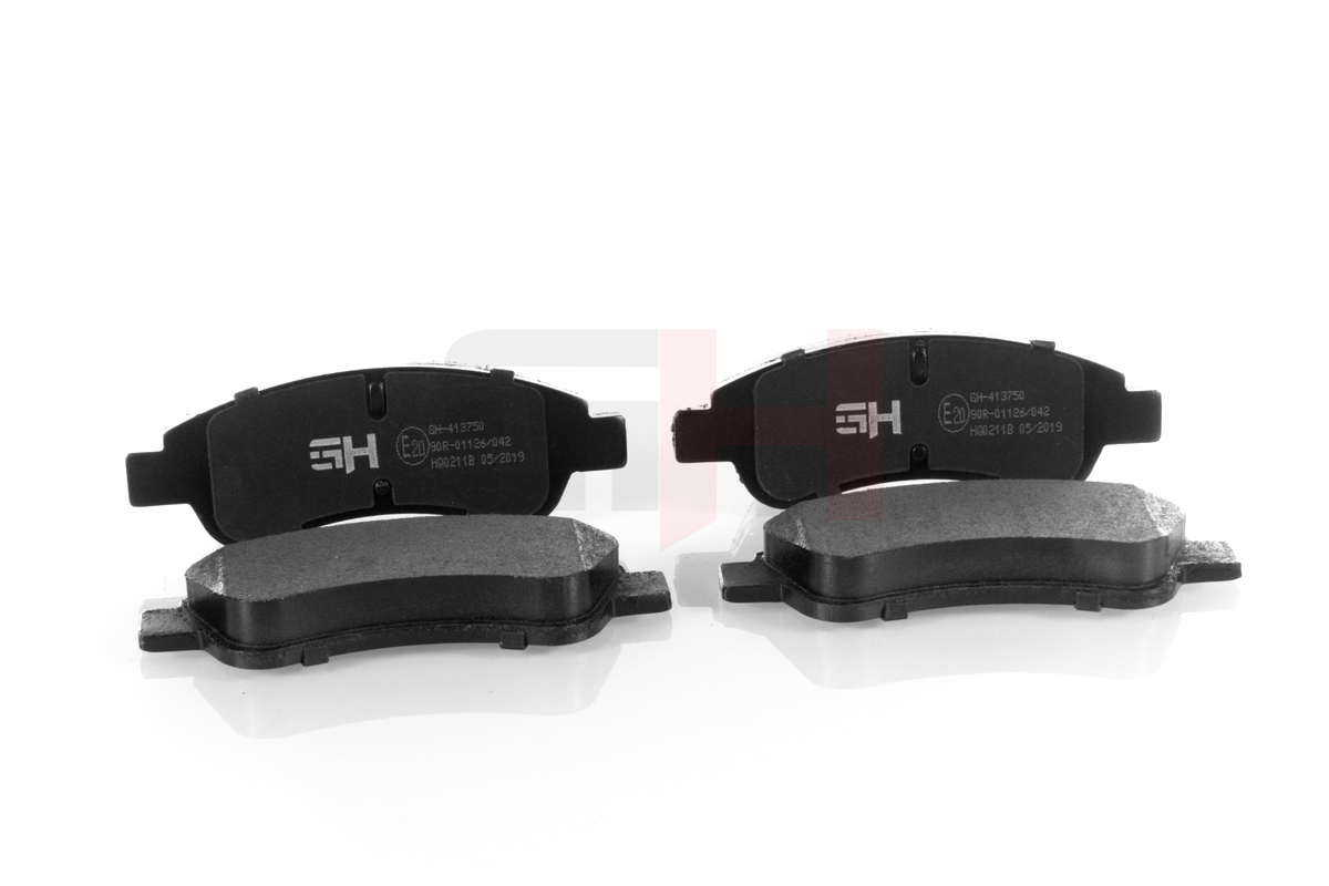 Комплект тормозных колодок, дисковый тормоз - GH-413750 GH