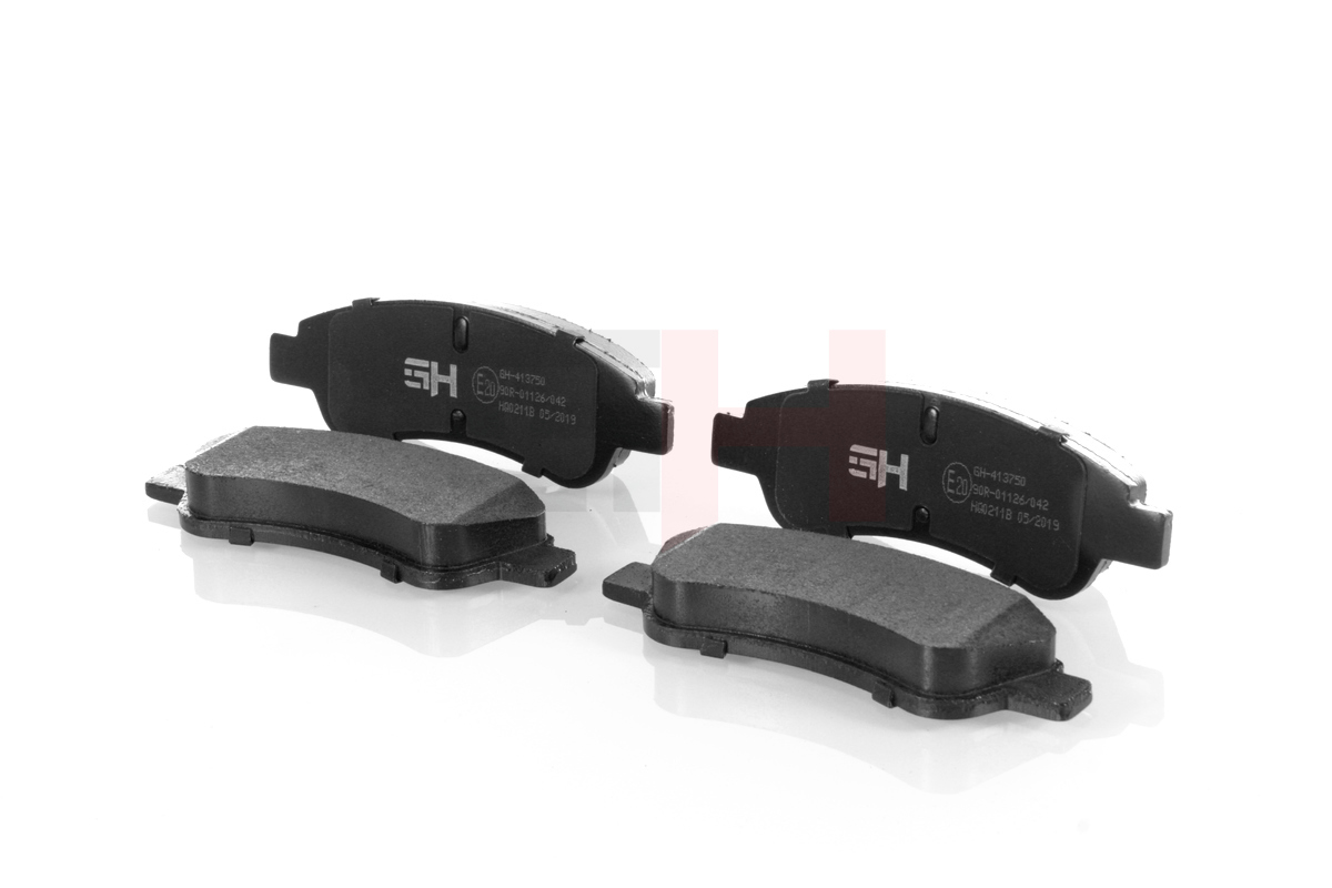 Комплект тормозных колодок, дисковый тормоз - GH-413750 GH