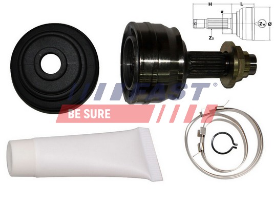 Joint Kit, drive shaft - FT25004K FAST