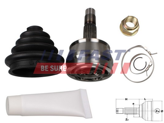 Joint Kit, drive shaft - FT25055K FAST