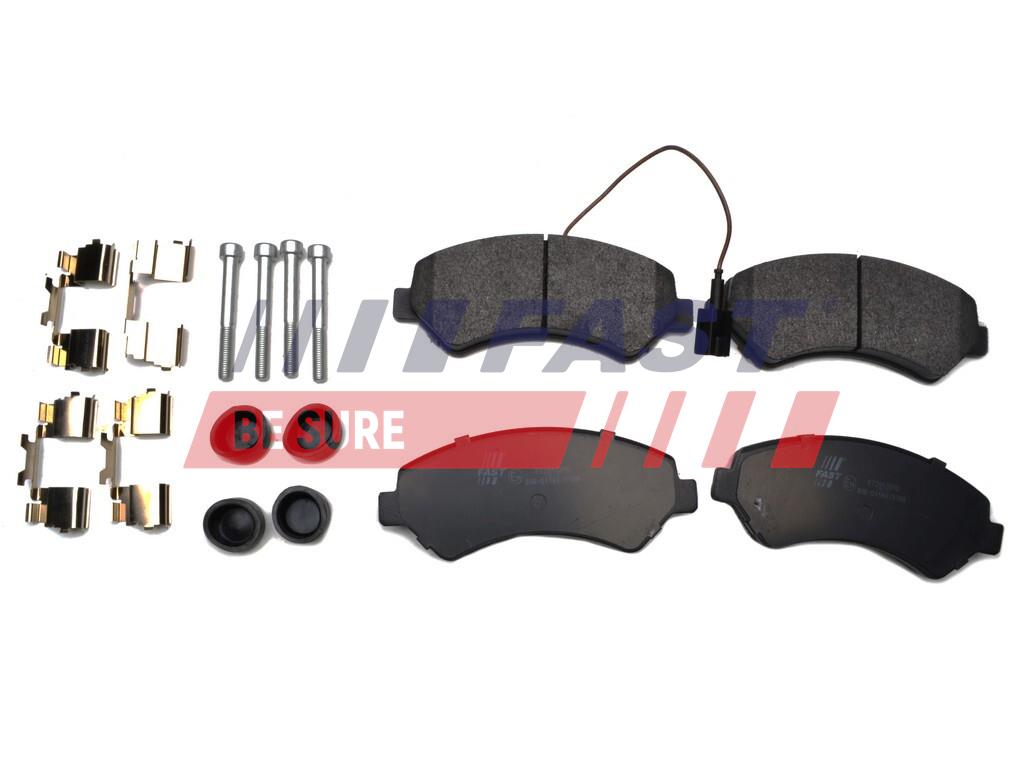 Kit pastiglie freno, Freno a disco - FT29132HD FAST