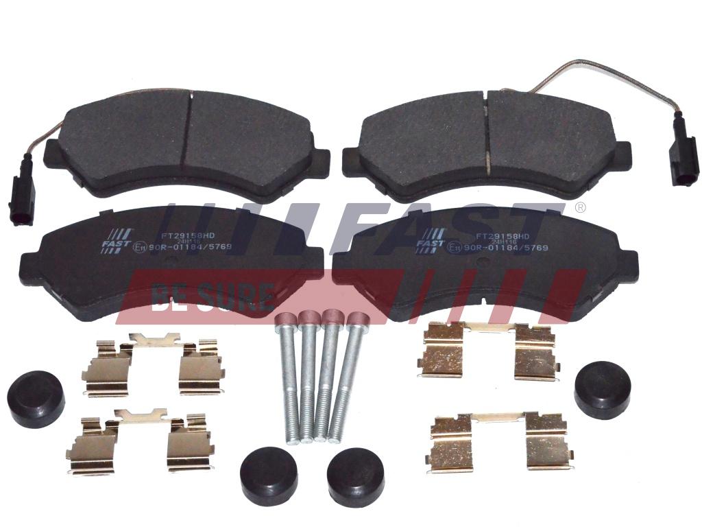 Brake Pad Set, disc brake - FT29158HD FAST