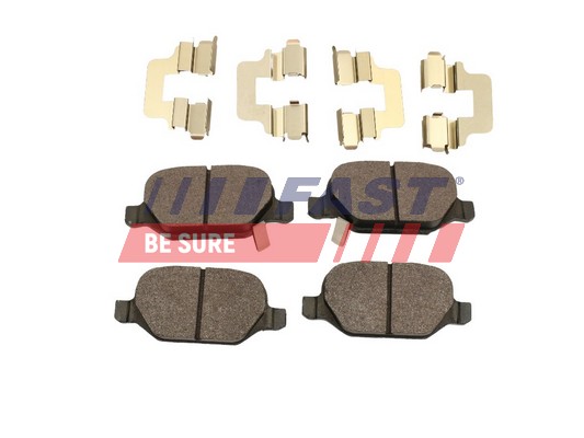 Brake Pad Set, disc brake - FT29176 FAST