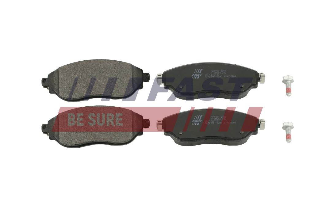 Brake Pad Set, disc brake - FT29550 FAST