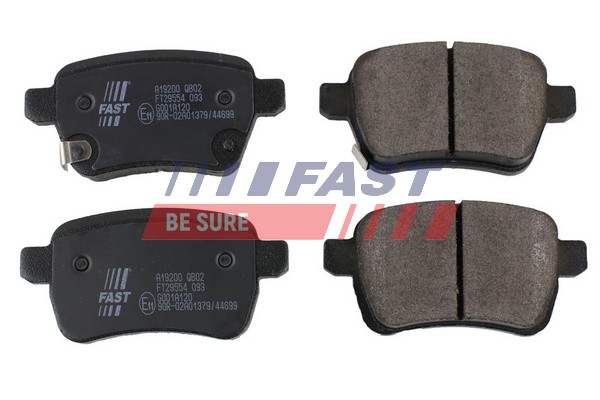 Brake Pad Set, disc brake - FT29554 FAST