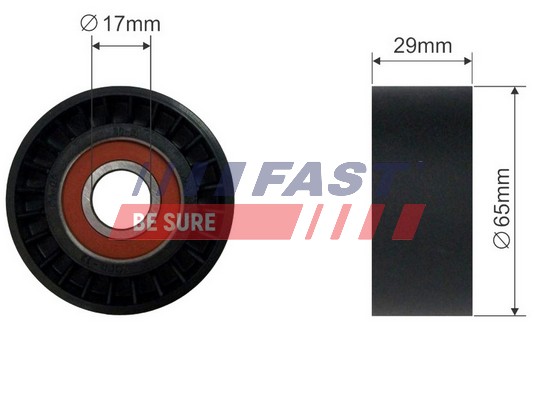 Rullo tenditore, Cinghia Poly-V - FT44554 FAST
