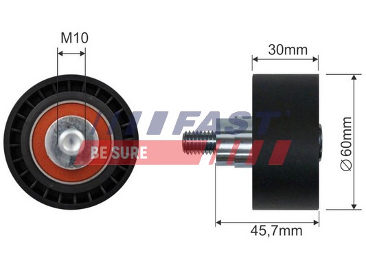 Galoppino/Guidacinghia, Cinghia Poly-V - FT44566 FAST