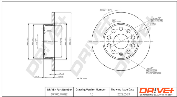 Discofreno - DP1010.11.0192 Dr!ve+