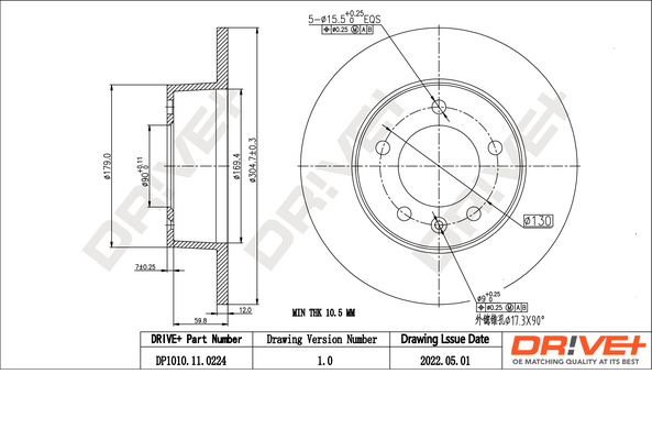 Discofreno - DP1010.11.0224 Dr!ve+
