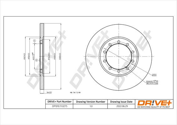 Discofreno - DP1010.11.0275 Dr!ve+