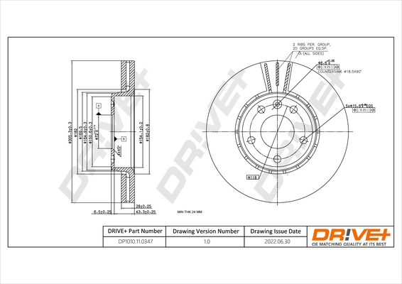 Discofreno - DP1010.11.0347 Dr!ve+