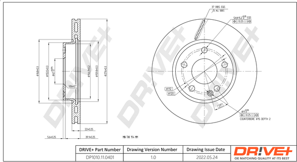 Discofreno - DP1010.11.0401 Dr!ve+