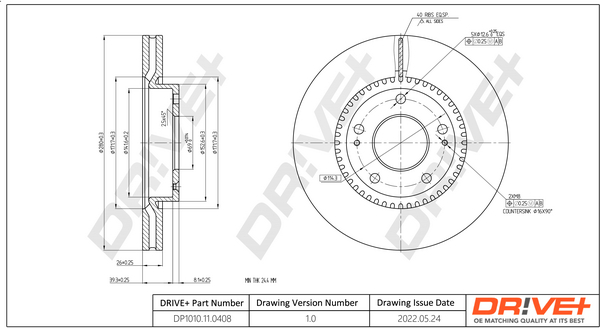 Discofreno - DP1010.11.0408 Dr!ve+