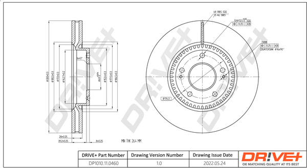 Discofreno - DP1010.11.0460 Dr!ve+